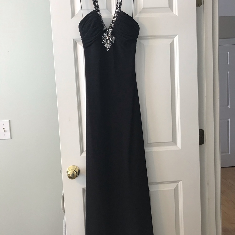 Cache Full Length Black Evening Gown